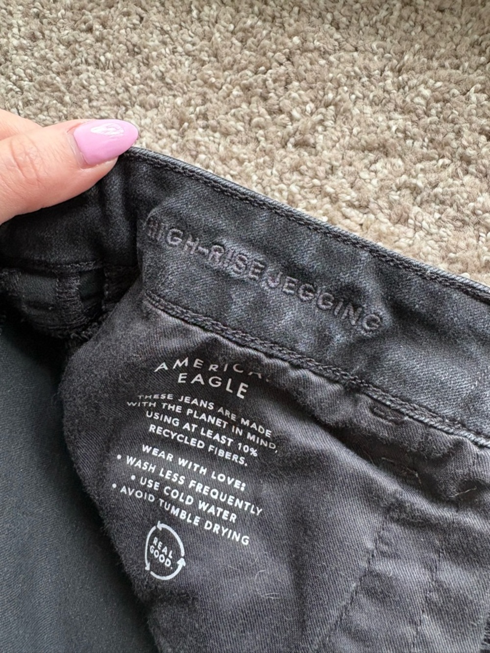 American Eagle Outfitters Black Skinny Jeans - Picture 4 of 4